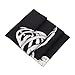 MARTINE MALL Rock and Roll Skull Tapestries, Funny Skull Human Skeleton Tapestry Wall Hanging for Room Decoration, Black and White Wall Art Tapestry (59.1