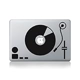 Record Turntable Macbook Pro Vinyl Decal
