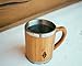 MyHomeIdeas Wooden Tea Mug with Lid - Wood Bamboo Coffee Mugs for Men - Reusable Cool Coffee Travel Mug To Go with Handle - Unique Personalized Gift Mug for Men, Women - 100% Eco-Friendly — 13.5 oz