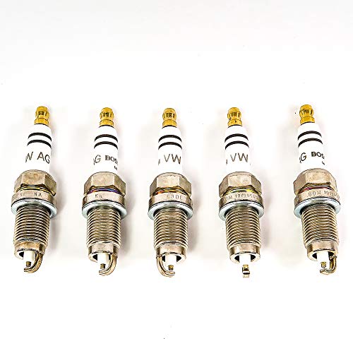 Genuine Spark Plugs, Set of 5 Volkswagen Spark Plugs for 2.5 L Engine, 101 905 601 F, Genuine Set of 5 Vehicle Part Manufactured in Germany fits to Volkswagen Models - Thumbnail 3