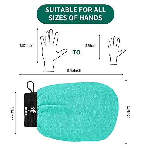 Korean Exfoliating Mitt for Shower Bath, Asian Body Exfoliating Gloves