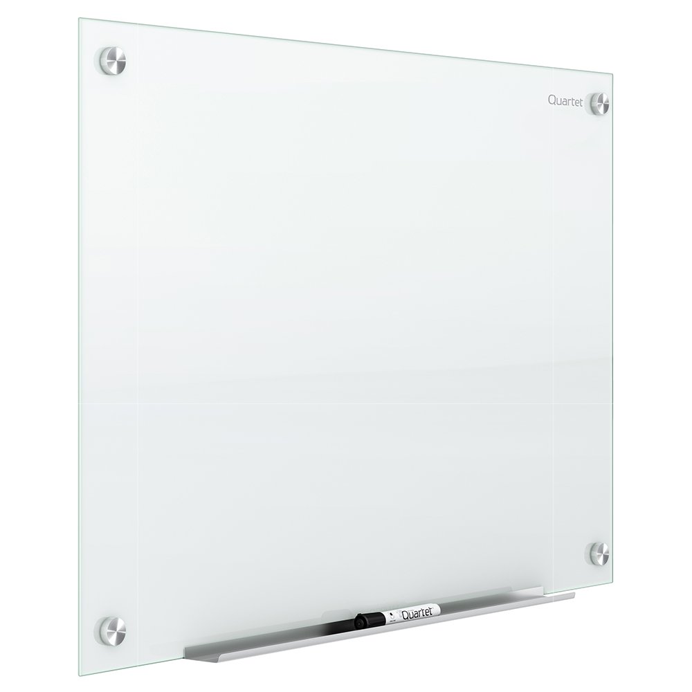 Quartet Glass Whiteboard, Non-Magnetic Dry Erase White Board, 6' x 4', Infinity, White Surface (G7248NMW)