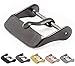 BARTON WATCH BANDS - Replacement Buckle - Choice of Color & Width - Gunmetal Grey 20mm - Vacuum PVD Finish