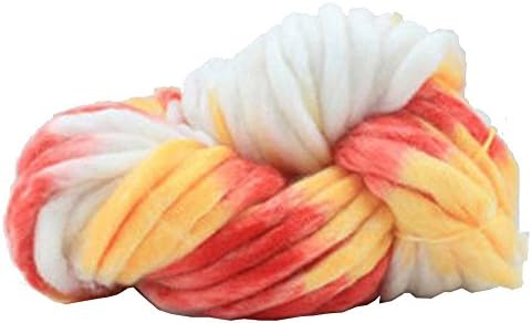 Orfila 250g Thick Acrylic Yarn Ball Cosy Smooth Knitting Wool Hand-knitted Works Crochet Crafts Such as Snood Sweater Scarf Pet Bed Blanket, 25 Meters of Yarn, Large Variety of Colors as Shown