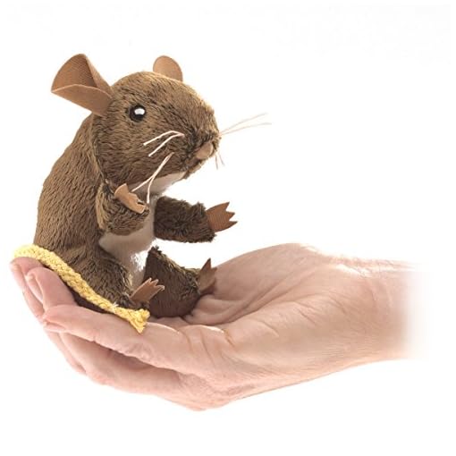 Folkmanis Mini Field Mouse Finger Puppet