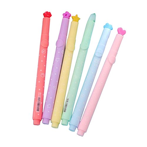 image for Gbell 3PC Color Highlighters Inks Stamp Pen, Creative Marker Pen schoo
