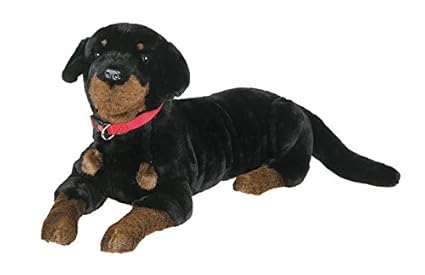 stuffed animal rottweiler dog