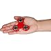 Red Fidget Spinner with hybrid ceramic ball bearings for a smooth, quiet spin that doesn't stop. Perfect for people with ADD, ADHD, anxiety, sensory processing disorder or any fidgeting.
