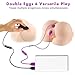 Sexy Slave USB Bullet Vibrator - Wired 10-Function Waterproof Double Eggs Vibrating Bullet Massager for Women or Couples,USB Connection & No Batteries Required(2-pack)