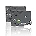 Molshine 2 Pack TZeFX241 Compatible Label Tape for Brother Tze-FX241 TZ-FX241 TZFX241 Black on White (0.7inch 3/4inch 18mm) 8m