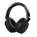 Ahutoru Bluetooth Headphones Over Ear, Hi-Fi Stereo Wireless Headset, Foldable, w/ Built-in Mic and Wired Mode for PC/ Cell Phones/ TV