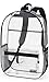Large Heavy Duty Clear Backpack - See Through Transparent Bookbags For School, Concert - Pass Thru Security Quickly primary