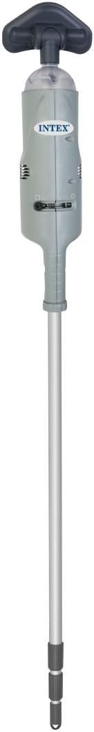 Intex Rechargeable Hand Held Vacuum for Pools & Spas, Grey, 50 Min Run