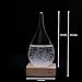 AlphaPLUS Home Weather Predicting Original Storm Glass | Water Drop Barometer Thermometer | Weather Forecaster | Admiral Robert Fitzroy HMS Beagle | Fitzroys Stormglass | Globe Predictor Gift