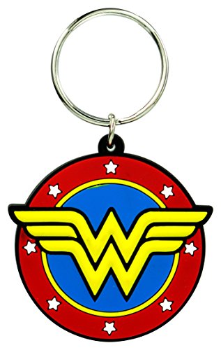 DC Wonder Woman Classic Logo Soft Touch PVC Key Ring