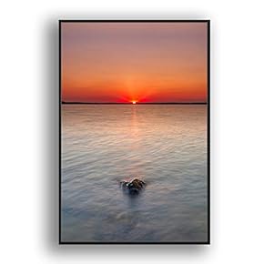 Framed Canvas Wall Art for Living Room, Bedroom Coast and Sea Canvas Prints for Modern Home Decoration Ready to Hang - 16"x24" inches