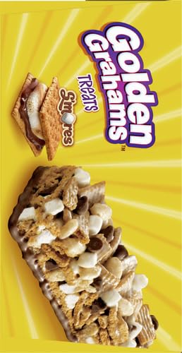 GOLDEN GRAHAMS CEREAL TREAT BARS, S’MORES, SNACK BARS, VALUE PACK, 16 CT, 16.96 OZ