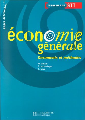 Économie générale, terminale STT