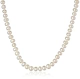 Baby Freshwater Cultured Pearl Necklace with 14k Yellow Gold Clasp (4.5mm), 13