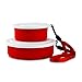 Collapsible Travel Cup - 100% Food-grade Silicone Mug for Camping and Hiking, Red- by Not Just A Gadget