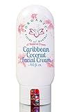 Caribbean Coconut Facial Moisturizer: The Daily Anti-Aging Face Cream that Heals Damaged Skin with Aloe Vera, Coconut, & Vitamins C & E For EVERY Skin Type - Hypoallergenic & Chemical Free