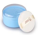 Topwon 3.5'' Baby After-bath Powder Puff Kit Container Dispensor Case With Sifter