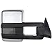 SCITOO Tow Mirrors Chrome LED Signal Lamps Towing Mirror Power Heated Pair Set fit 2003-2007 For Chevy For Silverado/For GMC For Sierra (07 Classic Models) Side Mirrors