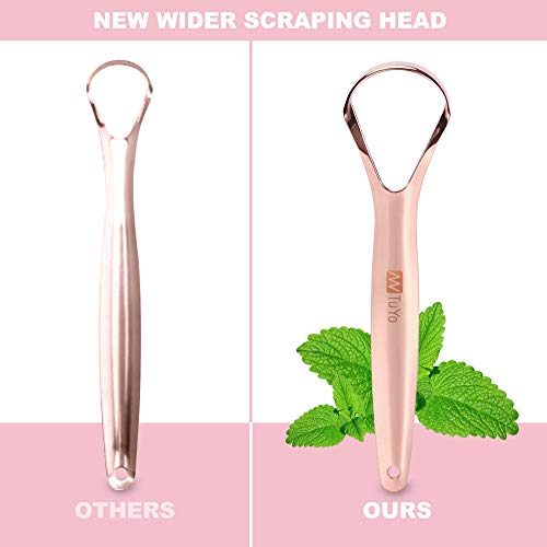 Tongue Scrapers for Adults, Kids, Men Women, Tongue Cleaner Bad Breath