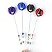 Mcupper-Lot 50 pcs Plastic ID Badge chest card Holder Reel Retractable Key Clip Wholesale Price 9 Colors