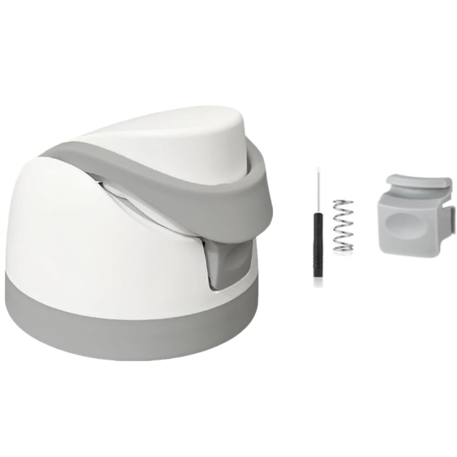 Photo 1 of 1Pack Replacement Lid Fit for Owala Freesip,One Button Water Bottle Top Lid Compatible with Owala Cup 16oz 24oz 32oz 40oz,Leakproof Replacement Lid Accessory(Grey)