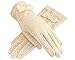 Urban CoCo Vintage Summer Lace Bowknot Short Dress Gloves Wedding Gloves (Beige)