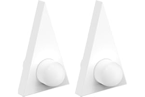 stonylab Triangular Magnetic Stir Bars, PTFE Coated, White, Ideal for Enhanced Mixing Efficiency, Durable Magnet, Perfect for
