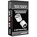 AudioQuest XLR Input Noise-Stopper Caps for Home Theater Systems – Prevents RFI & EMI Noise, Protects Unused XLR Inputs from Dust and Corrosion, Set of 2
