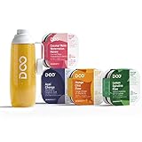 Drinkfinity Four Flavor Variety 16-Pod Pack with a Vessel - Lemon Spirulina, Mango Chia, Acai Grape, and Coconut Water Watermelon - No Artificial Sweeteners or Flavors - 16 Pods, Creates 20oz Beverage