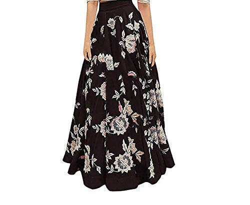 shree sai creation women's cotton silk semi-stitched gown (free size) pink