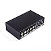 HDE 4 Port RCA Composite Video Audio DC Powered Splitter Box