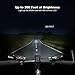 LED USB Rechargeable Smart Bike Light Set, ZOKER Super Bright 400 Lumens Bike Headlight and FREE Tail Light, Waterproof and Easy to Install Bike Lights Front And Back for Kids Men Women Cycling Safety