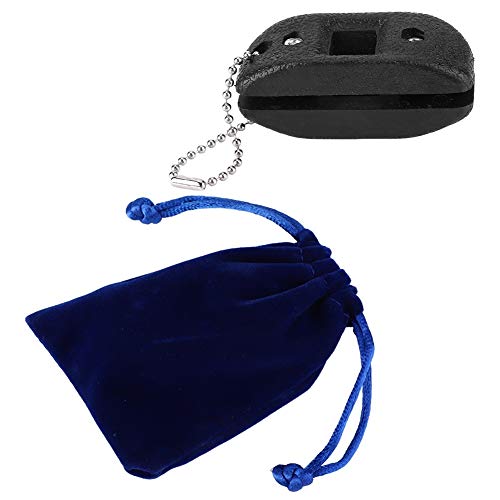 Vobor Ice Skate Edge Blade Sharpener - Ice Skates Knife Grinder Stone,2 Sides Portable Grindstone Grinding Tool,Skate Blade Repairs with Key Chain for Hockey or Skates - Thumbnail 2