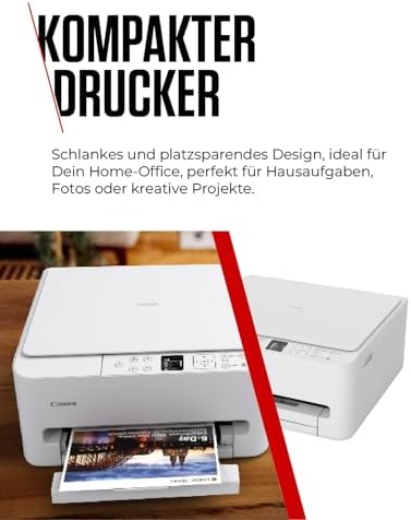 PIXMA TS6550I - WLAN-Multifunktionsdrucker mit Papierkassette und Frontbedienung | Kabelloses Drucken vom Smartphone leicht gemacht PIXMA Print Plan kompatibel