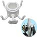 Qualyty Beach Umbrella Hanging Hook for Towels, Cameras, Bags, Sunglasses, 4-Prong Plastic Beach Umbrella Hook Hanging, Pool Accessories, Durable, White, Beach Bag Included