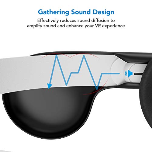 KIWI design Siliconen Oorkappen Compatibel met Quest/Quest 2 VR-headset, een Verbeterde Geluidsoplossing voor Quest… - Afbeelding 3