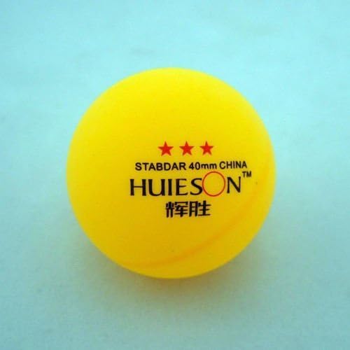 New 100Pcs 3-Stars 40mm Advanced Training Table Tennis Ball Pingpong Balls Orange HUIESON