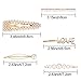 SIQUK 16 Pcs Pearl Hair Clips Large Gold Hair Pin Pearls Bobby Pins with Letter Word Hair Barrettes for Women and Girls