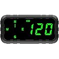 Kingneed HUD Speedometer Odometer Compass Head Up Display GPS Digital Display Big Fonts Univsersal for All Cars Vehicles New C3010