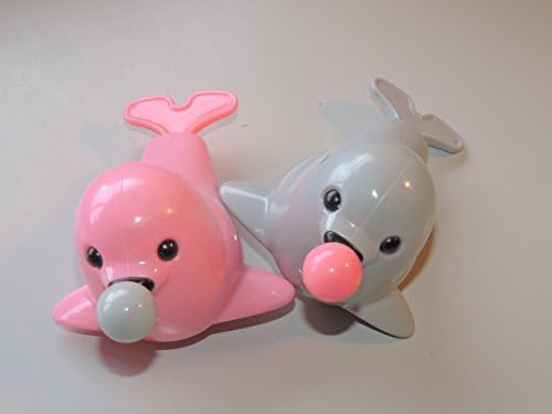 Seal with Ball Bathtub Toy - Pull the Ball and Watch It Move! (Color Varies) Set of 2