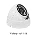 Inwerang HD 2MP TVI/AHD/CVI/960H CVBS 4-in-1 Dome Security Camera Outdoor/Indoor Wide Angle 3.6mm Lens, IP66 Waterproof Day/Night Vision 18 IR LEDs CCTV Security Camera