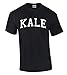 icustomworld Kale White Logo T-shirt Vegetarian Healthy Eco Style Shirts