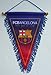 FC BARCELONA BADGE LOGO FOOTBALL SOCCER TRIANGLE PENNANT BANNER