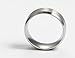 FANSING Mens Wedding Rings Womens, 8mm Wedding Bands, Stainless Steel, Tungsten Ring, Size 5-15