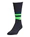 Under Armour Men's Golf Crew Socks, Stealth Gray/Hyper Green, Medium